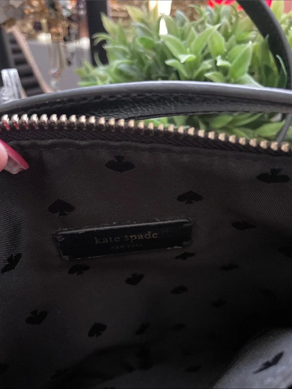 ✨🖤KATE SPADE ♠️ Black Nylon Double-Zip Crossbody✨🖤LIKE NEW